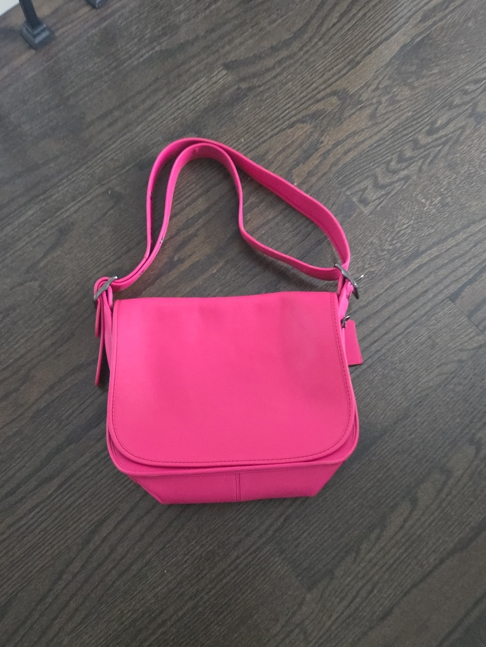 Coach Pink Leathe4 Crossbody Shoulder Bag - Sleek Everyday Style